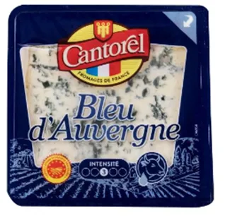 Blue mold cheese BLEU D'AUVERGNE, 50%, DOP, 125 g