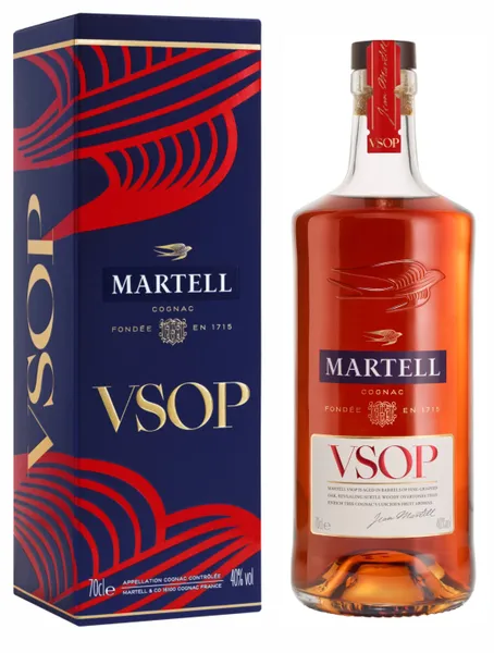 Cognac MARTELL VSOP Red Barrel 40%vol, karp,0,7L,R18/131775/7