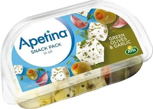 Feta juustu snäkk ARLA Apetina, küüslauguga 27%, 100g