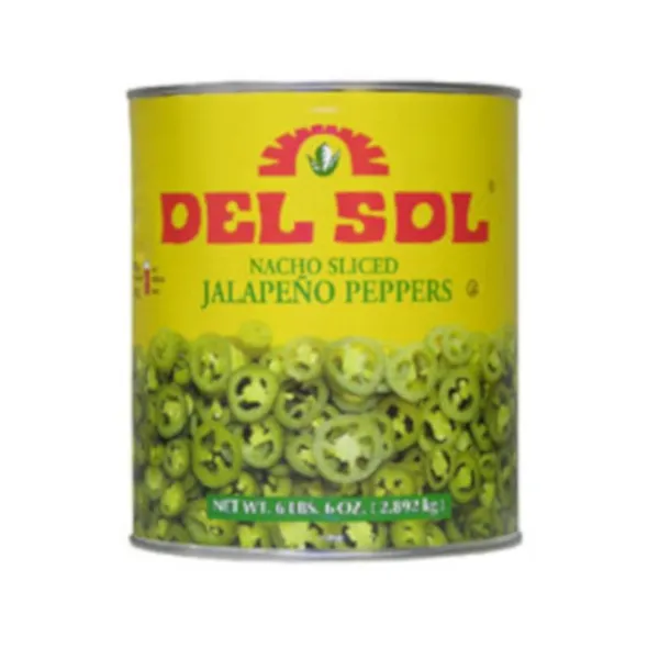 Jalapenod DEL SOL Roheline Viilutatud konserv 2,83kg Mehhiko