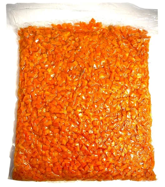 Boiled carrot cubes, 5kg, PC