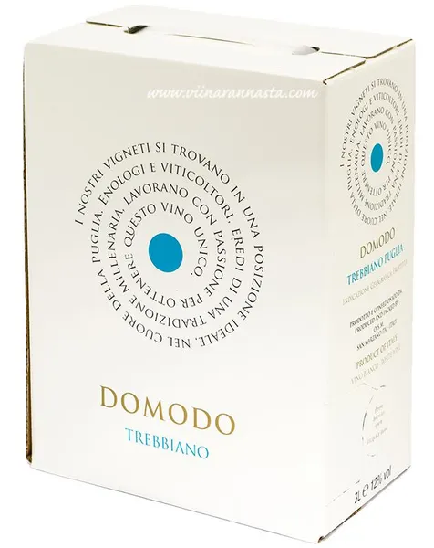 KGT vein DOMODO Trebbiano BIB 12% 3l, R17/124775/77