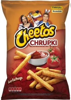 Corn snack, CHEETOS Ketchup taste, 165g.