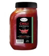 Chili and cranberry sauce BUGA's, 1,3 kg