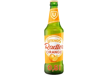 Alaus kokteilis UTENOS RADLER ORANGE, 500 ml
