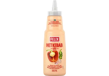 Aštrus kebabų padažas FELIX, 335 g