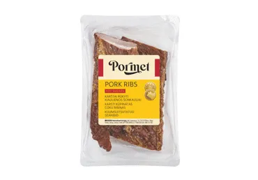 Karštai rūkyti kiaulienos šonkauliukai PORMET, I r., 1 kg
