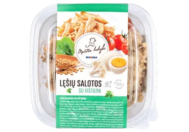 Lęšių salotos su vištiena, 300 g
