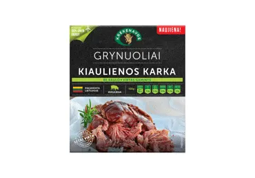 Lėtai virta kiaulienos karka be kaulo GRYNUOLIAI, 1 kg