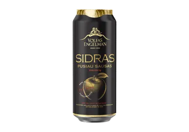 Pusiau sausas obuolių sidras VOLFAS ENGELMAN, 500 ml