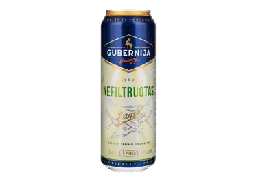 Šviesusis nefiltruotas alus GUBERNIJA, 568 ml