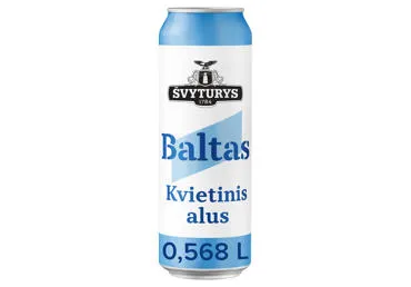ŠVYTURIO BALTAS alus, 568 ml