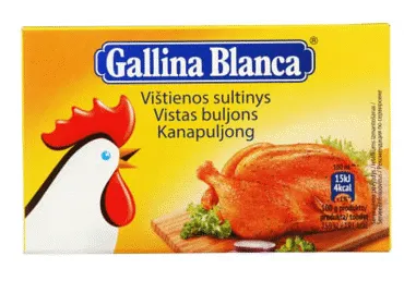 Vištienos sultinys GALLINA BLANCA (8 kub.), 80 g