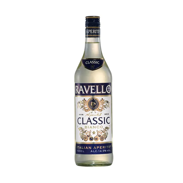 Aromatinis fermentuotas gėrimas RAVELLO Bianco, 14,5%, 1 l