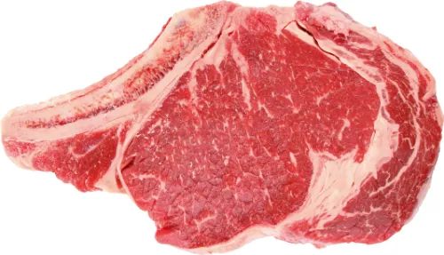 Frozen RIB STEAK with bone (matured beef) ~400 g