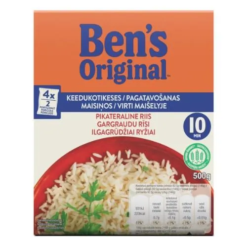 Long-grain rice BEN'S ORIGINAL bags, 500g