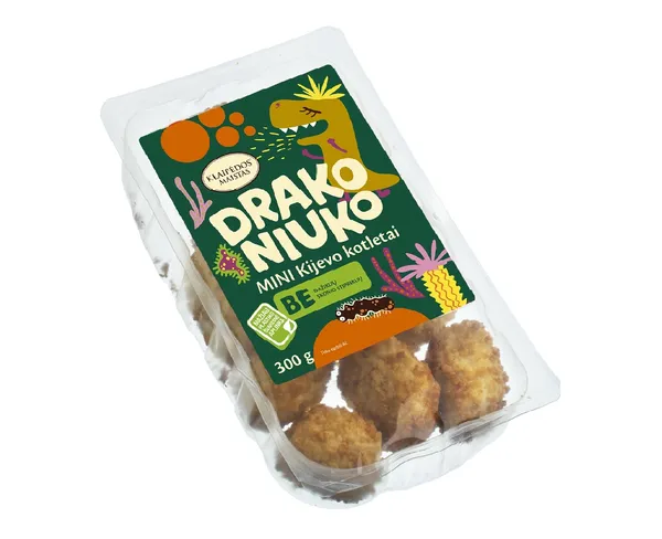 Kijevo kotletai, MINI, Drakoniuko, KLAIPĖDOS MAISTAS, su sūrio įdaru, 300g