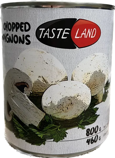 Champignons TASTE LAND, strip, 800/460 g