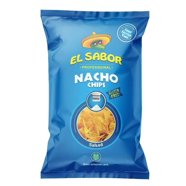 Corn chips EL SABOR, with salt, 425 g