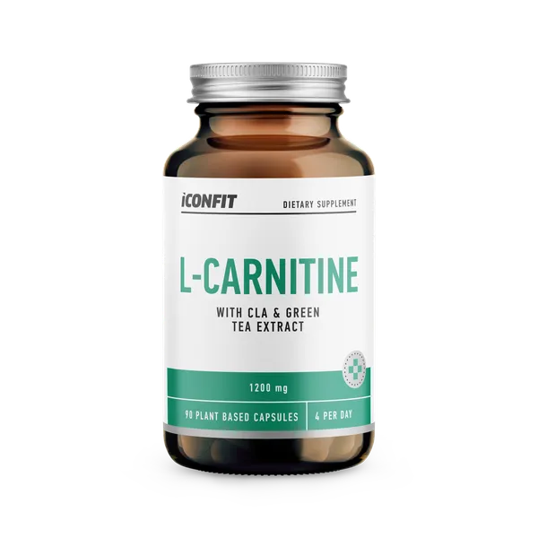 L-carnitine ICONFIT, with CLA, green tea extract, 90 caps.