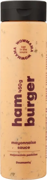 Sauce WOWMAMA Hamburger, 450 g