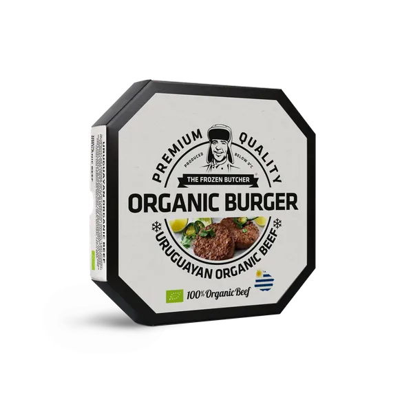 Frozen beef burger ORGANIC, 2 x 125 g LT-EKO-001