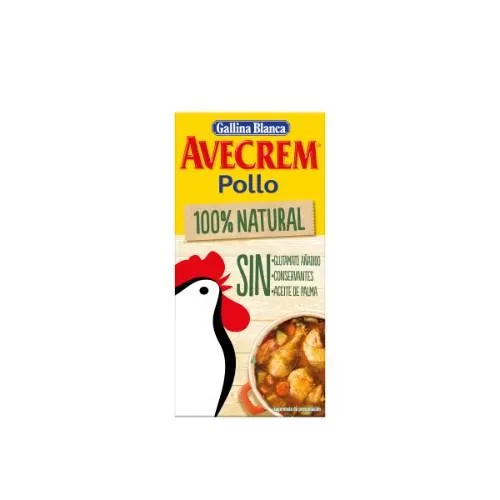 Broth, GALLINA BLANCA AVECREM NATURAL, chicken taste, 90g