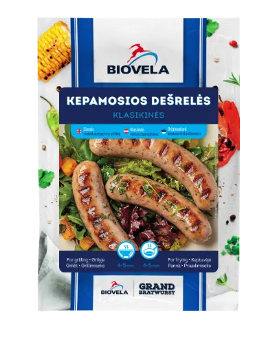 Virtos kepamosios dešrelės BIOVELA, I rūšis, 300 g