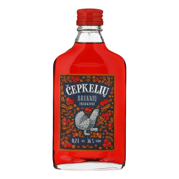 Trauktinė su brukn. sultim ČEPKELIŲ 36%, 0,2l