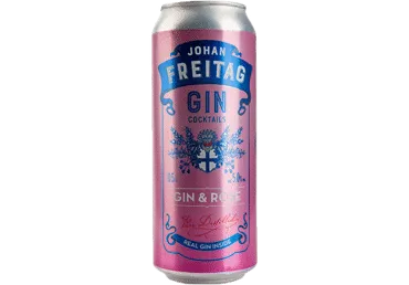 Alk.kokt.JOH.FREITAG GIN&ROSE 5% 0,5L D