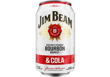 Alkoholiskais kokteilis JIM BEAM&Cola 4,5% 0,33L D