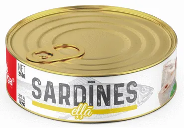 Atlantijas sardīnes eļļā BANGA 240g