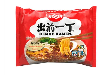 Ātri pagatavojamas nūdeles NISSIN Ramen sezama 100g