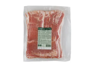 Auksti kūpināts bekons amerikāņu gaumē RAKVERE šķēlēs 1kg