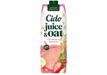 Auzu dzēriens CIDO zemeņu-banānu 1L