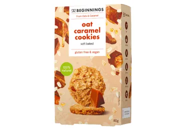 Auzu karameļu cepumi THE BEGINNINGS 80g