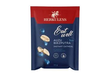 Auzu pārslu biezp.HERKULESS melleņu 35g