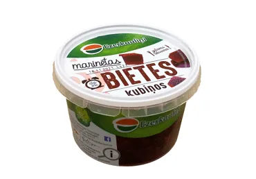 Bietes marinētas kubiņos 450g