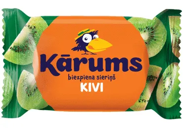 Biezpiena sieriņš KĀRUMS kivi glazūrā 45g