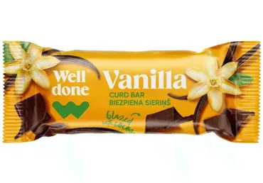 Biezpiena sieriņš vaniļas WELL DONE 45g  