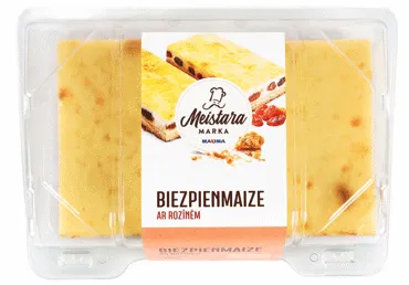 Biezpienmaize ar rozīnēm MEISTARA MARKA 300g 