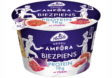 Biezpiens Amfora Protein ANNELE ar vīģēm 200g