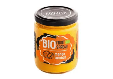BIO Augļu krēms RŪDOLFS mango,kokos 240g