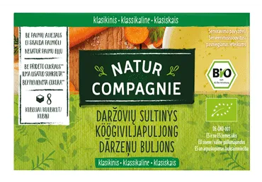 BIO dārzeņu buljons NATCOMP 84g