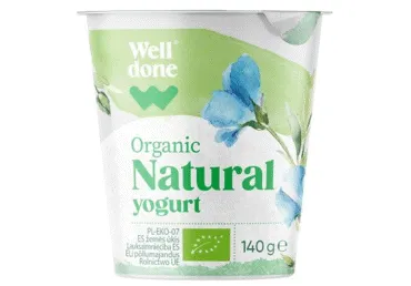 BIO jogurts Natural WELL DONE 140g 