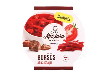Borščs ar cūkgaļu MEISTARA MARKA 400g