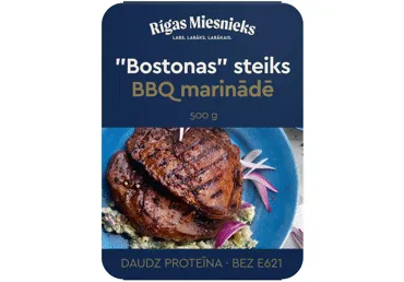 Bostonas steiks BBQ marinādē RM 500g
