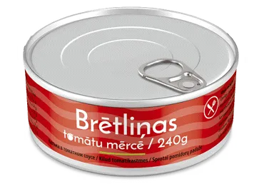 Brētliņas tomātu mērcē EO 240g