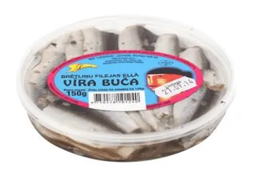 Brētliņu filejas eļļā VĪRA BUČA LIEDAGS 150g