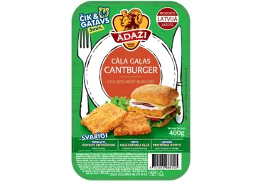 Cāļa gaļas Cantburger ĀDAŽI 400g